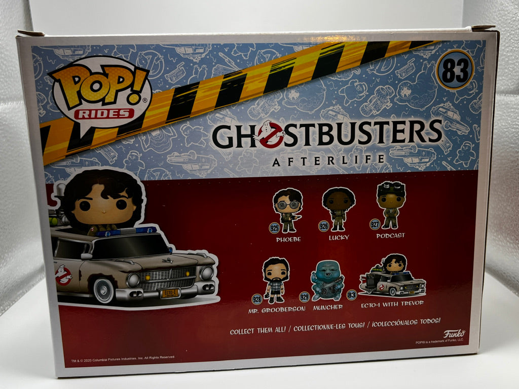 Funko Rides - El más allá de los Cazafantasmas - Ecto 1 con Trevor