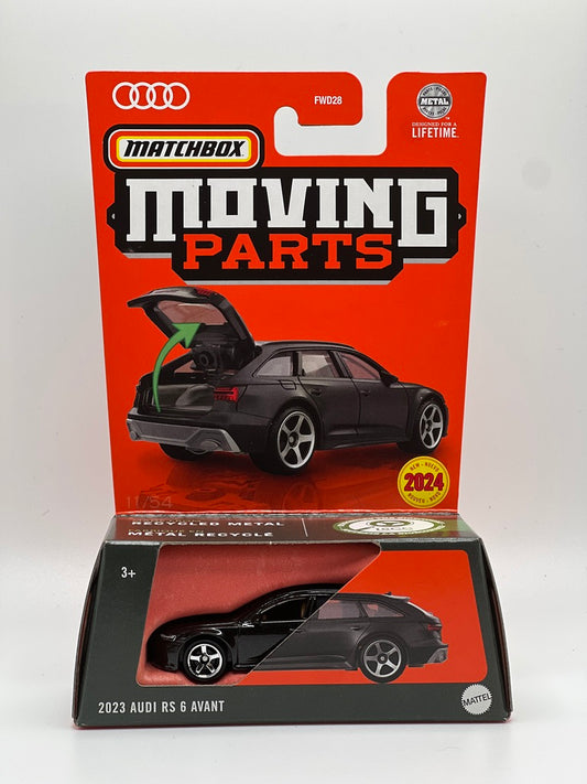 Matchbox Moving Parts - 2023 Audi RS 6 Avant (Black)