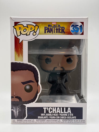 ¡Funko Pop! Marvel - T'Challa *Túnica Negra* (Pantera Negra) #351