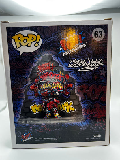 ¡Funko Pop! Exclusivo de Game Stop de Marvel-Stan Lee (arte callejero)