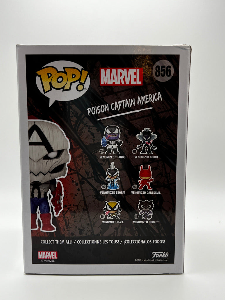 ¡Funko Pop! Marvel - Veneno Capitán América (Venom) Pop in a Box Exclusivo #856