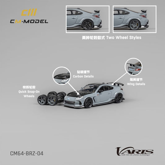 CM Model - Subaru BRZ Varis BRZ ARISING-1  (Cement Grey)