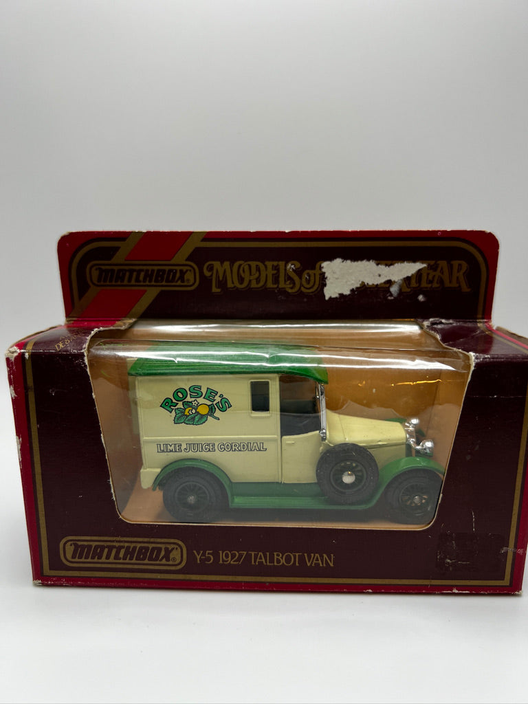 Modelos de caja de cerillas de antaño - 1927 Talbot Van