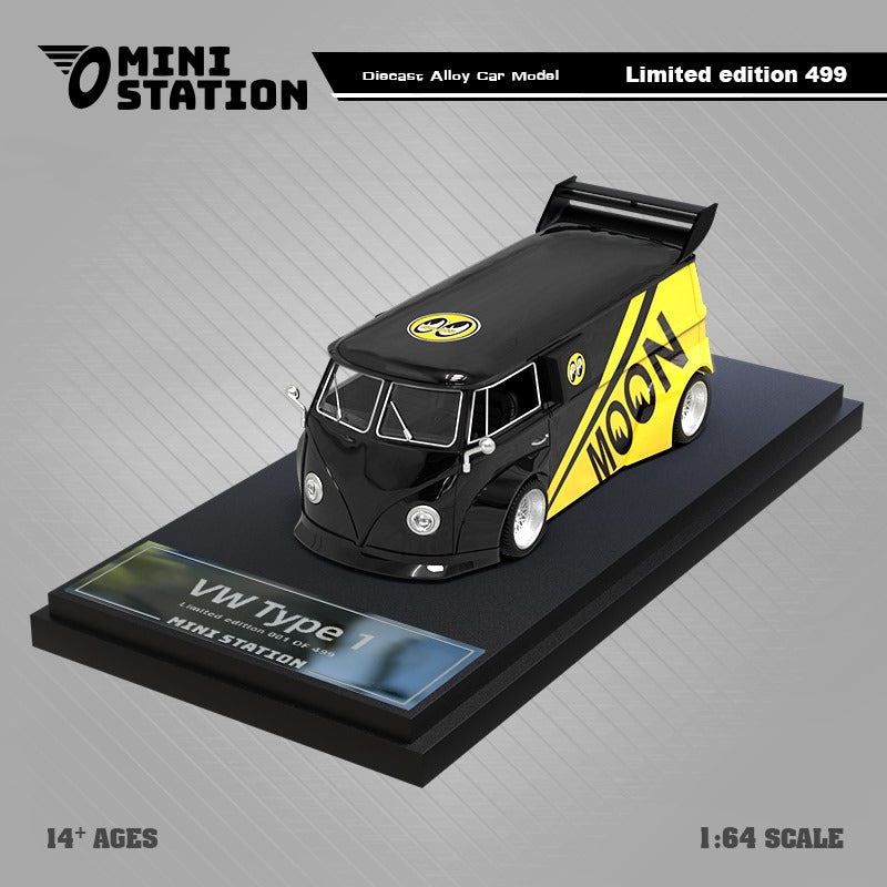 Mini Station Mooneyes VW T1 VAN (Noir)