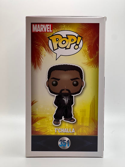 ¡Funko Pop! Marvel - T'Challa *Túnica Negra* (Pantera Negra) #351