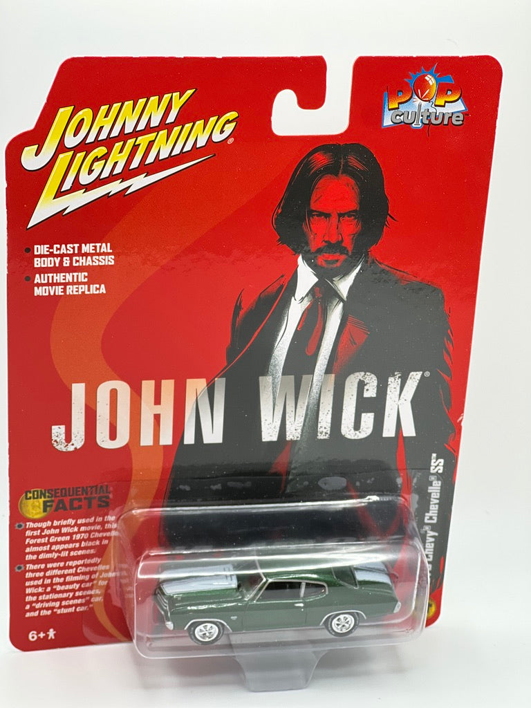 Johnny Lightning - John Wick - Chevrolet Chevelle SS 1970 (Poly vert forêt)