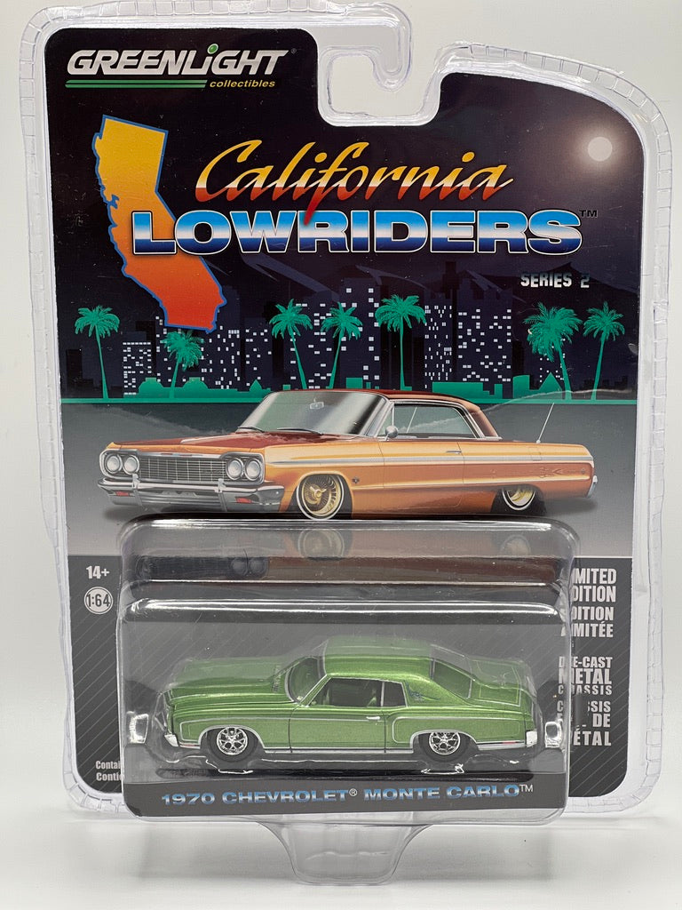 Greenlight California Lowriders Series 2 - 1970 Chevrolet Monte Carlo (Green)