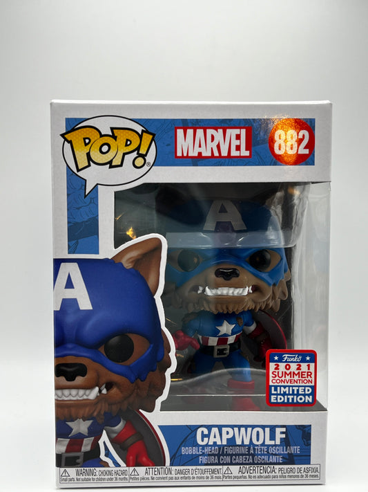 Funko Pop! Marvel - Capwolf (2021 Summer Convention Exclusive)