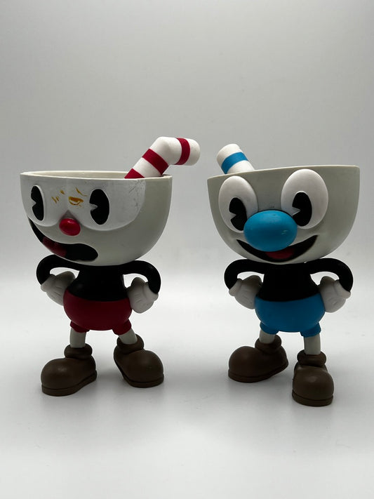 Funko Cuphead Vinyl Collectibles - Cuphead & Mugman (Out of box Set)