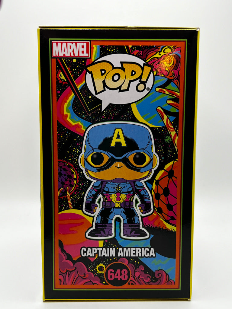 Funko Pop! Marvel - Captain America (Blacklight) Target Exclusive