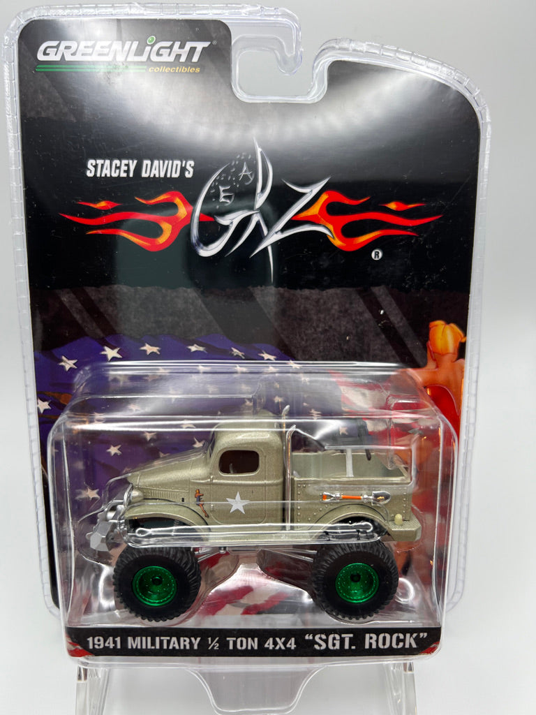 Greenlight Stacey David's (CHASE) 1941 Military 1/2 4x4 "Sgt. Rock"