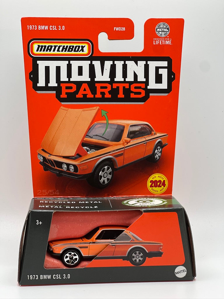 Matchbox Moving Parts - 1973 BMW CSL 3.0 (orange)