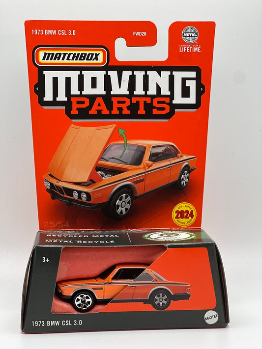 Matchbox Moving Parts - 1973 BMW CSL 3.0 (orange)