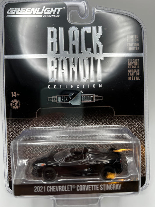 Greenlight Black Bandit Series 26 - 2021 Chevrolet Corvette Stingray