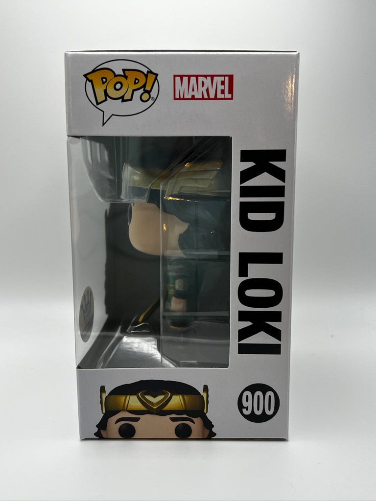 ¡Funko Pop! Marvel - Kid Loki (metálico) Exclusivo de la tienda Funko