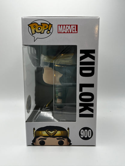 ¡Funko Pop! Marvel - Kid Loki (metálico) Exclusivo de la tienda Funko