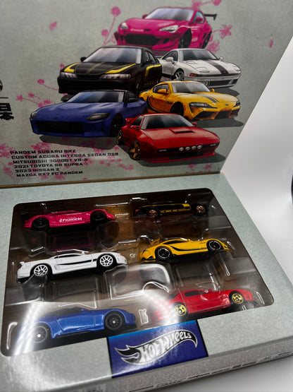 Hot Wheels Streets of Japan Car Culture (paquete múltiple de 6 autos)