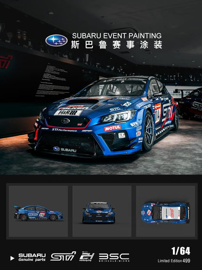 BSC - Subaru WRX Sti (Nurburgring blue EVENT Paint-No figure)