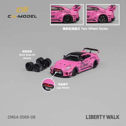 CM Model - Nissan LBWK GT35RR (Pink)