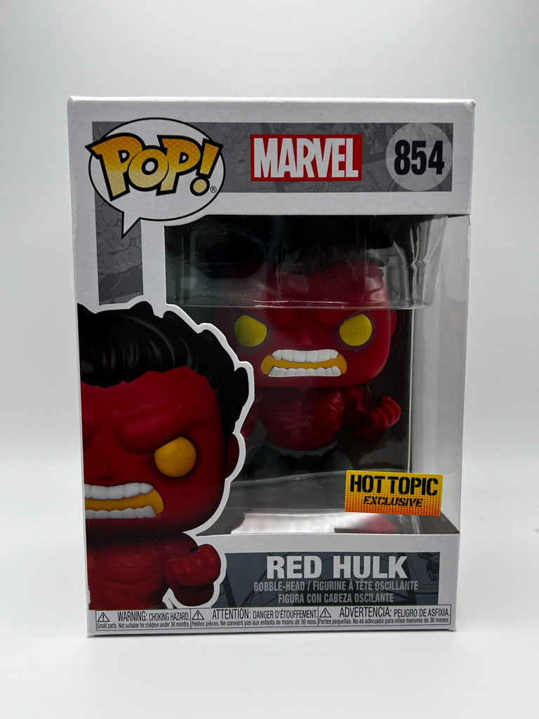 Funko Pop! Heroes - Red Hulk (Hot Topic Exclusive) #854