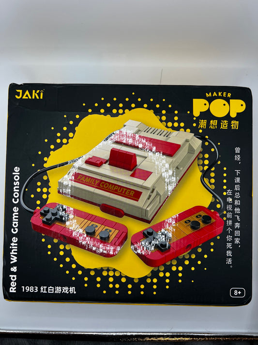 Console de jeu Jaki Maker Pop Rouge et Blanc (non LEGO)