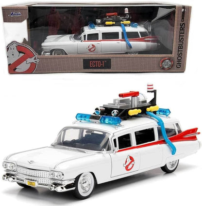 Réplica Diecast del Ecto-1 de los Cazafantasmas de Jada (escala 1:24)