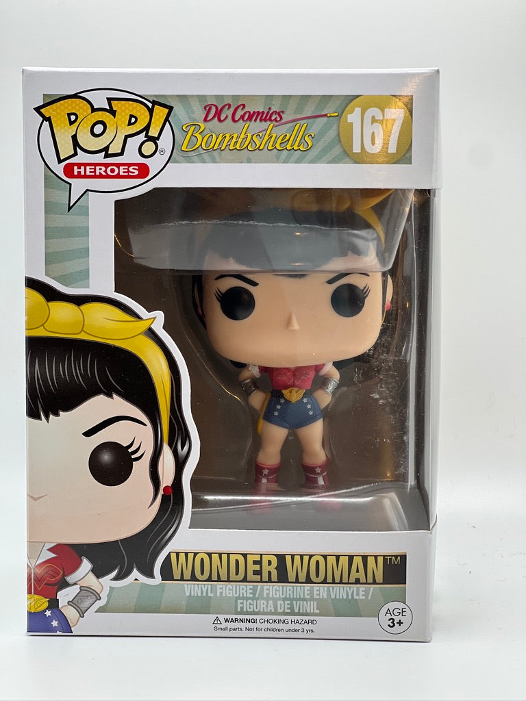 ¡Funko Pop! DC - Mujer Maravilla (Bombas) #167