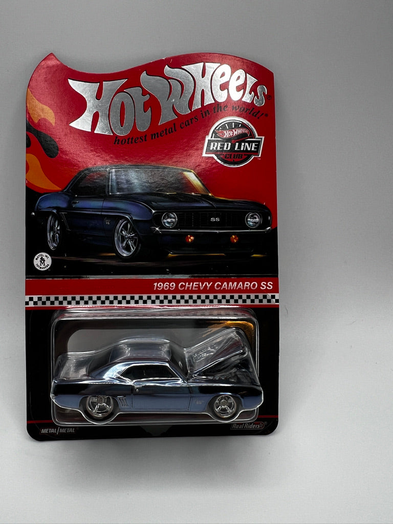 Hot Wheels 2022  RLC 1969 Chevy Camaro SS (steel blue)