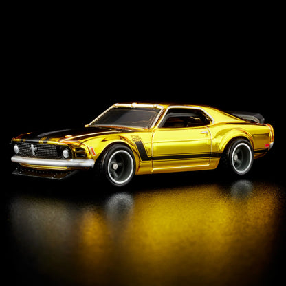 Hot Wheels RLC Exclusive 1970 Ford Mustang Boss 302 (Spectraflame Bright Yellow)