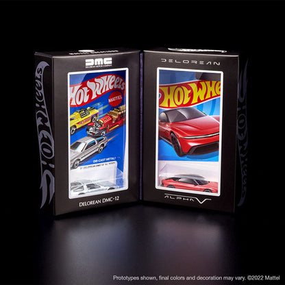 Mattel Creations: Juego de coleccionista Hot Wheels DeLorean DMC-12 y Alpha5