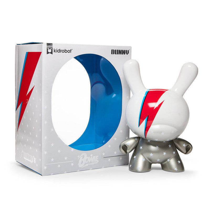 Kidrobot David Bowie Space Bolt Icon 8" Dunny