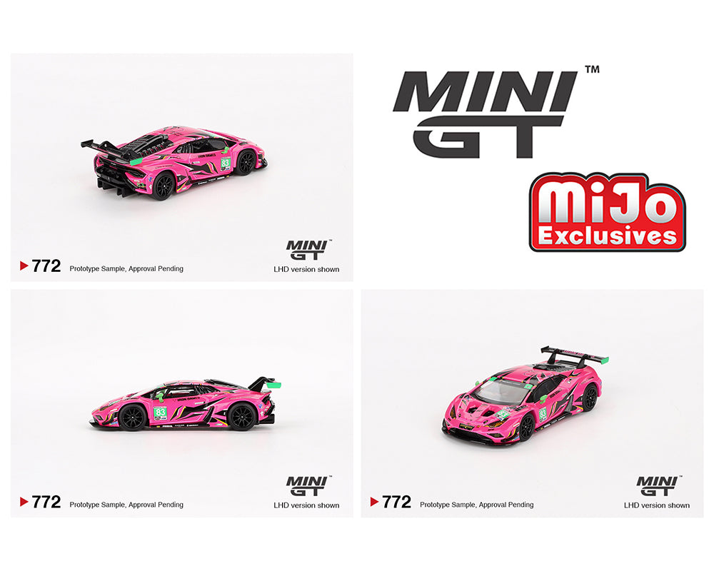 Mini GT Lamborghini Huracan GT3 EVO2 #83 Iron Dames IMSA 2023 Daytona 24 Hrs