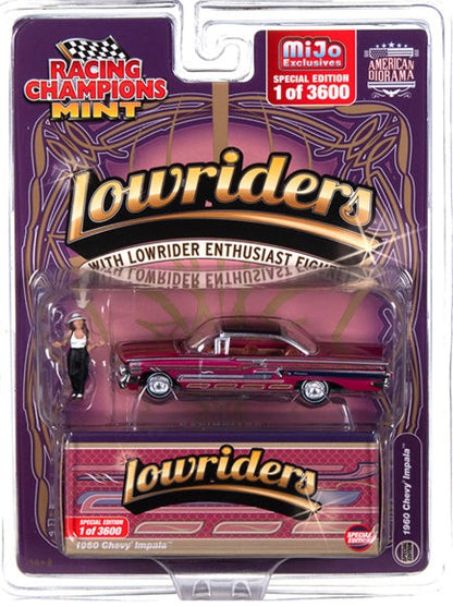 Racing Champions Lowriders - Chevrolet Impala SS 1960 con figura - Mijo Exclusives