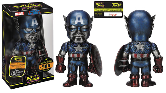 Funko Hikari - Marvel - Captain America - Titanium (limité à 500)