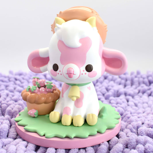 Shortcake the Strawberry Cow by Bright Bat Design