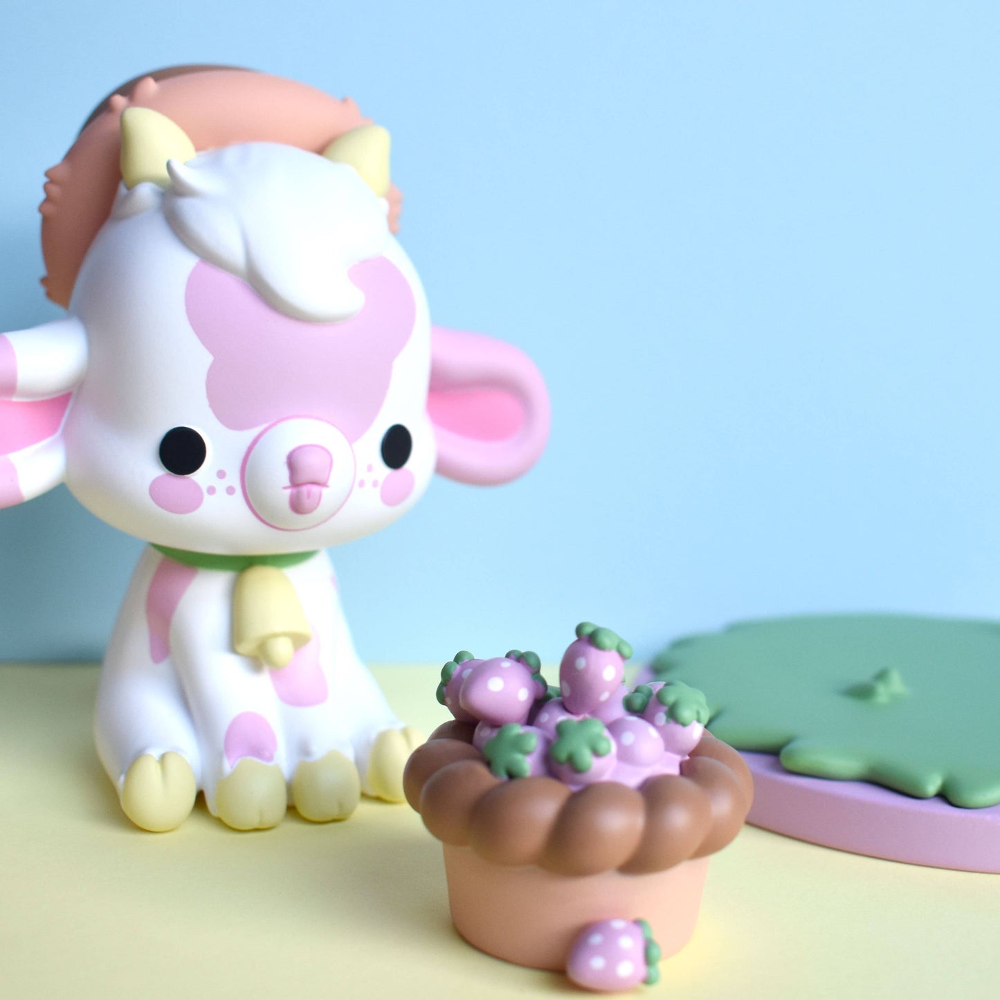 Shortcake the Strawberry Cow by Bright Bat Design