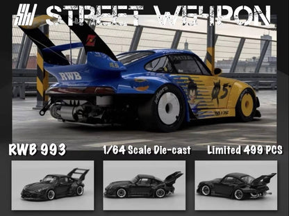 Street Weapon RWB Porsche 993 Dragon Ball Livery (Vegeta)