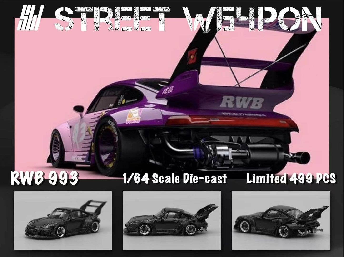 STREET W64PON RWB Porsche 993 Dragon Ball Livery (MaJin Buu)