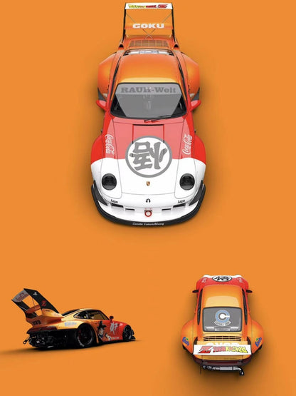 STREET W64PON RWB Porsche 993 Dragon Ball Livery (Goku)