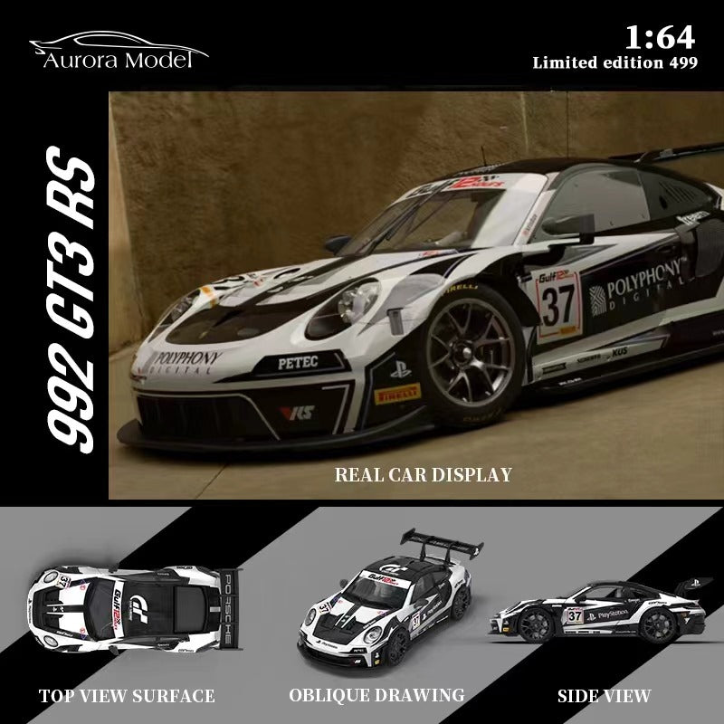 Aurora Model Porsche 992 GT3 RS (GT Livery-no figure)