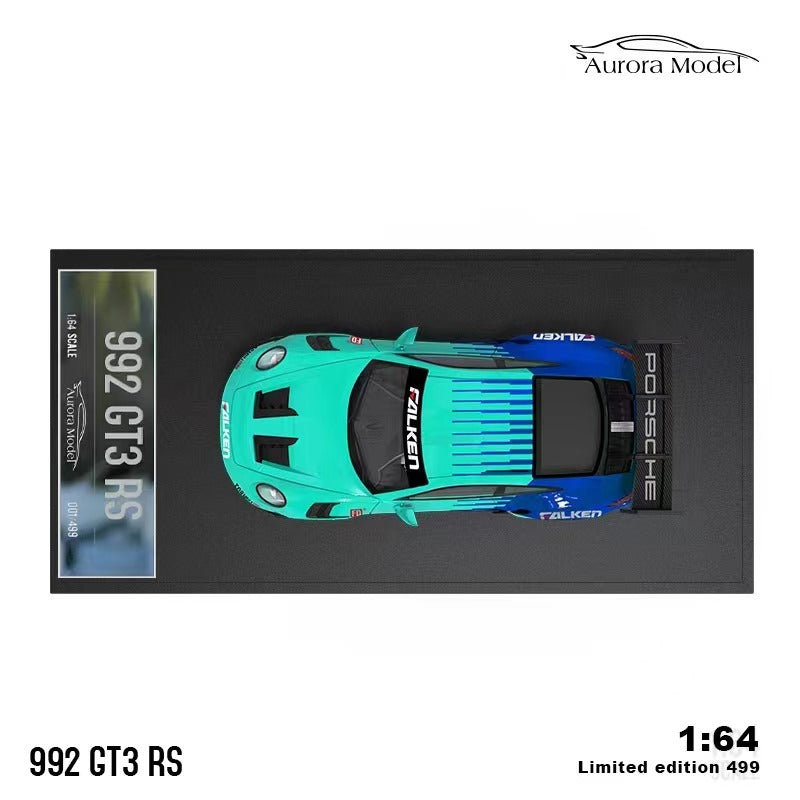 (PREORDER) Aurora Model Porsche 992 GT3 RS (Falken Livery-no figure)