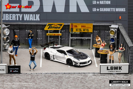 Star Model LB-Silhouette Works 458 GT (White-no figure)