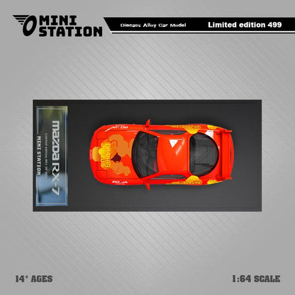 Mini Station RX-7 Fast &amp; Future (naranja)