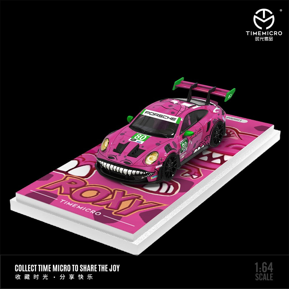 TimeMicro Porsche 992 Tyrannosaurus "Roxy" (Pink/no figure)