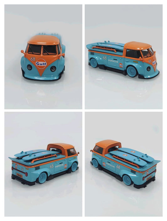 Volkswagen T1 Wide-Body Pickup w/ Surfboards (Gulf Livery) by LMLF