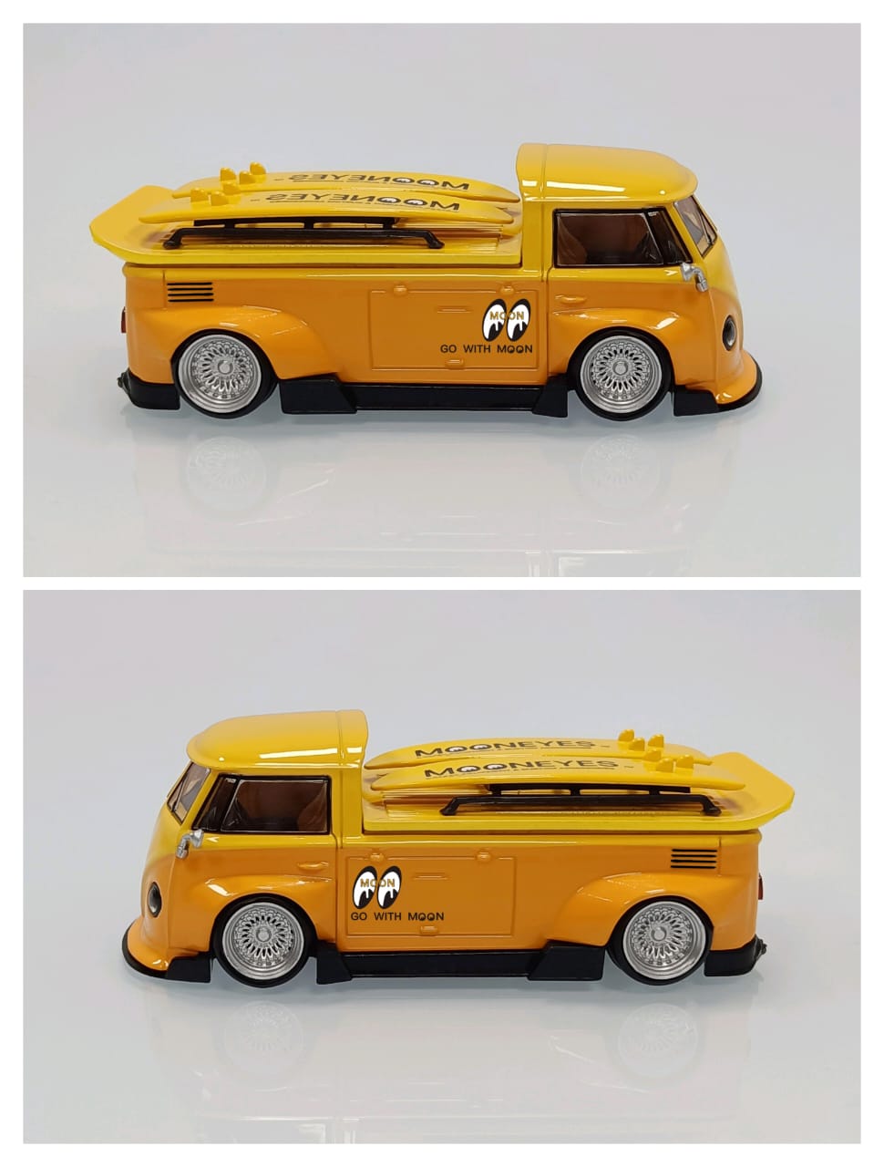 Volkswagen T1 Wide-Body Pickup w/ Surfboards (Mooneyes Livery) by LMLF