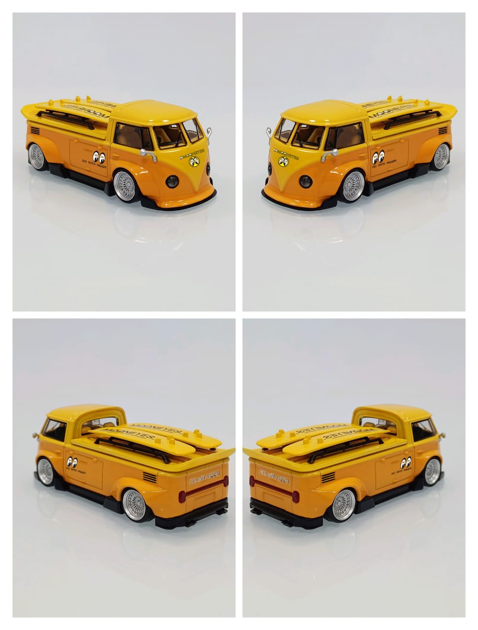 Volkswagen T1 Wide-Body Pickup w/ Surfboards (Mooneyes Livery) by LMLF