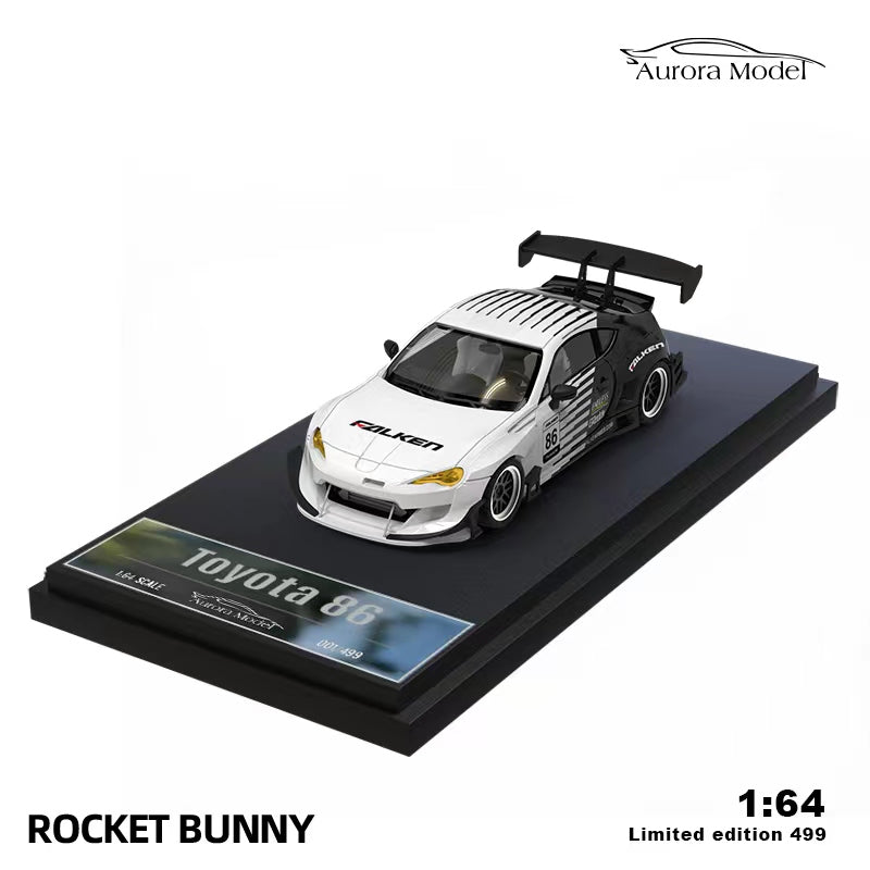 (PREORDER) Aurora Model Toyota 86 (Black and White Falken livery)