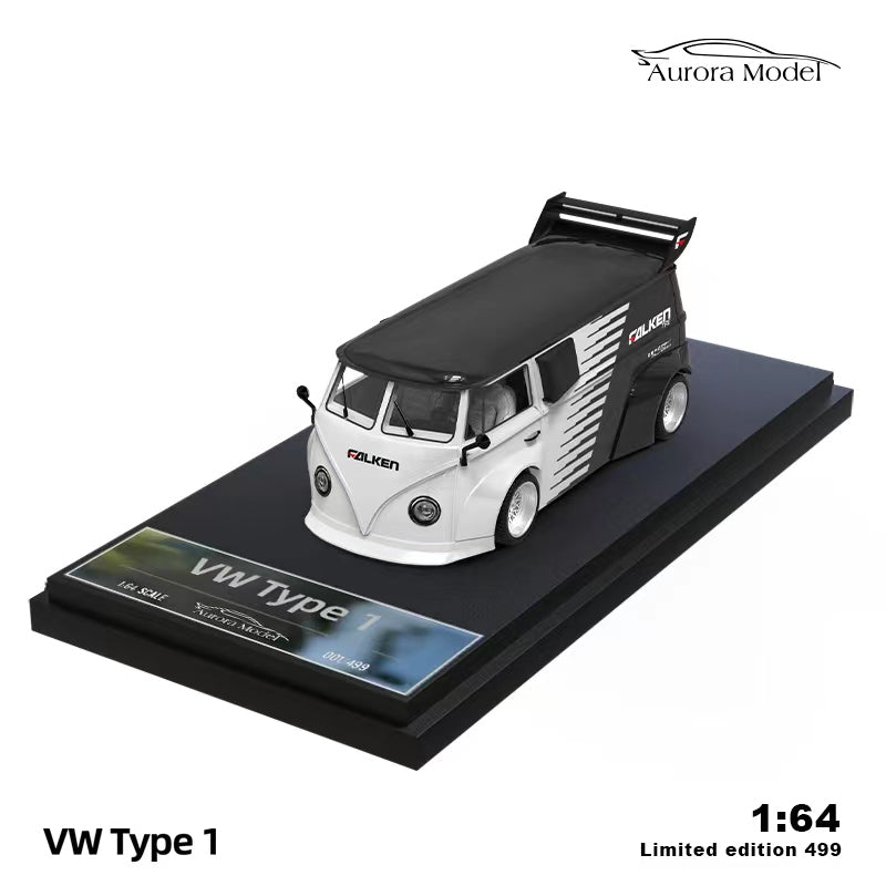 Aurora Model Volkswagen Type 1 (Black and White Falken livery)