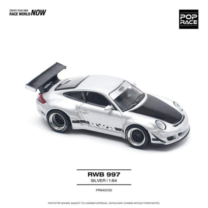 Pop Race Porsche RWB 997 (Silver)